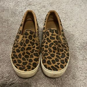 Leopard Slip Ons